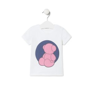 Camiseta de playa de niña Aqua rosa Tous Baby