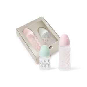 Pack 2 biberones de bebé Square rosa Tous Baby