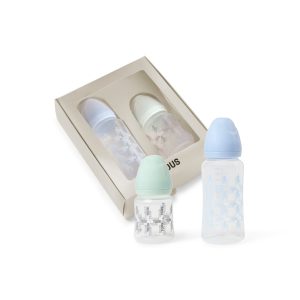 Pack 2 biberones de bebé Square azul celeste Tous Baby