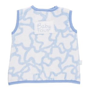 Babero Camiseta Kaos Azul Celeste Tous Baby