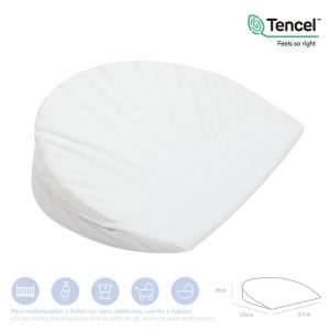Almohada confort mini lisa y blanca Cambrass Cunitas bebé