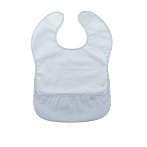 babero azul grande para comer cambrass cunitas bebé